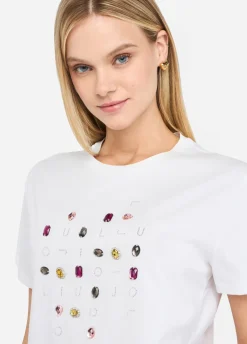 Liu Jo T-shirt avec applications|Femme T-Shirts Et Tops