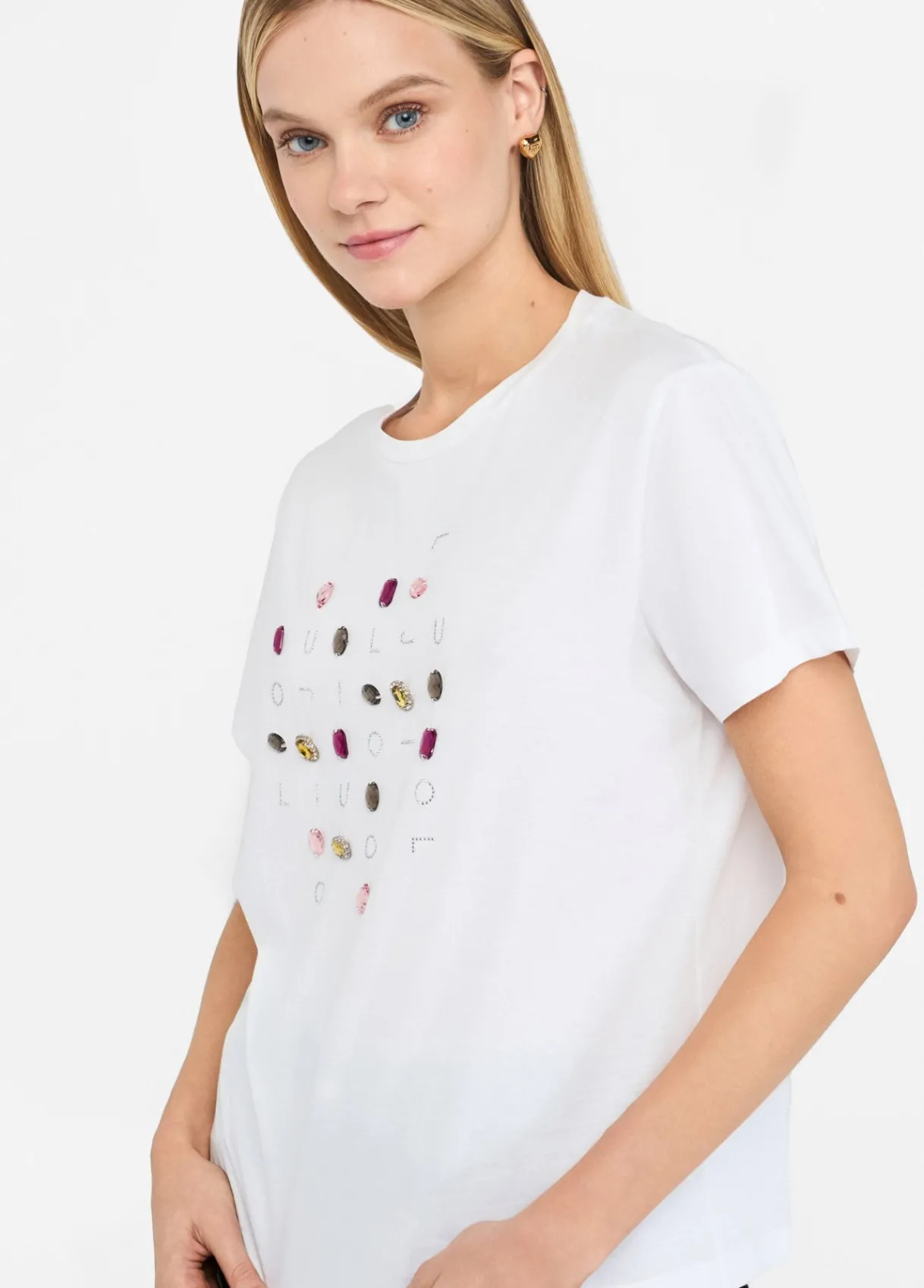 Liu Jo T-shirt avec applications|Femme T-Shirts Et Tops