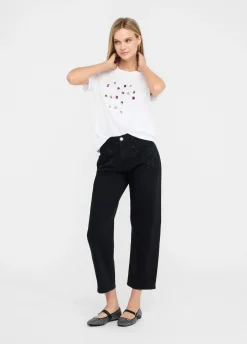 Liu Jo T-shirt avec applications|Femme T-Shirts Et Tops