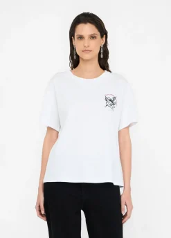 Liu Jo T-shirt avec broderie et strass|Femme T-Shirts Et Tops
