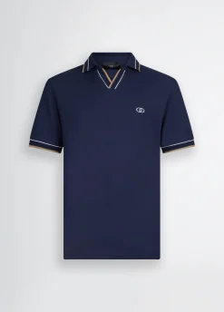 Liu Jo T-shirt avec col cubain|Homme Polos Et T-Shirts