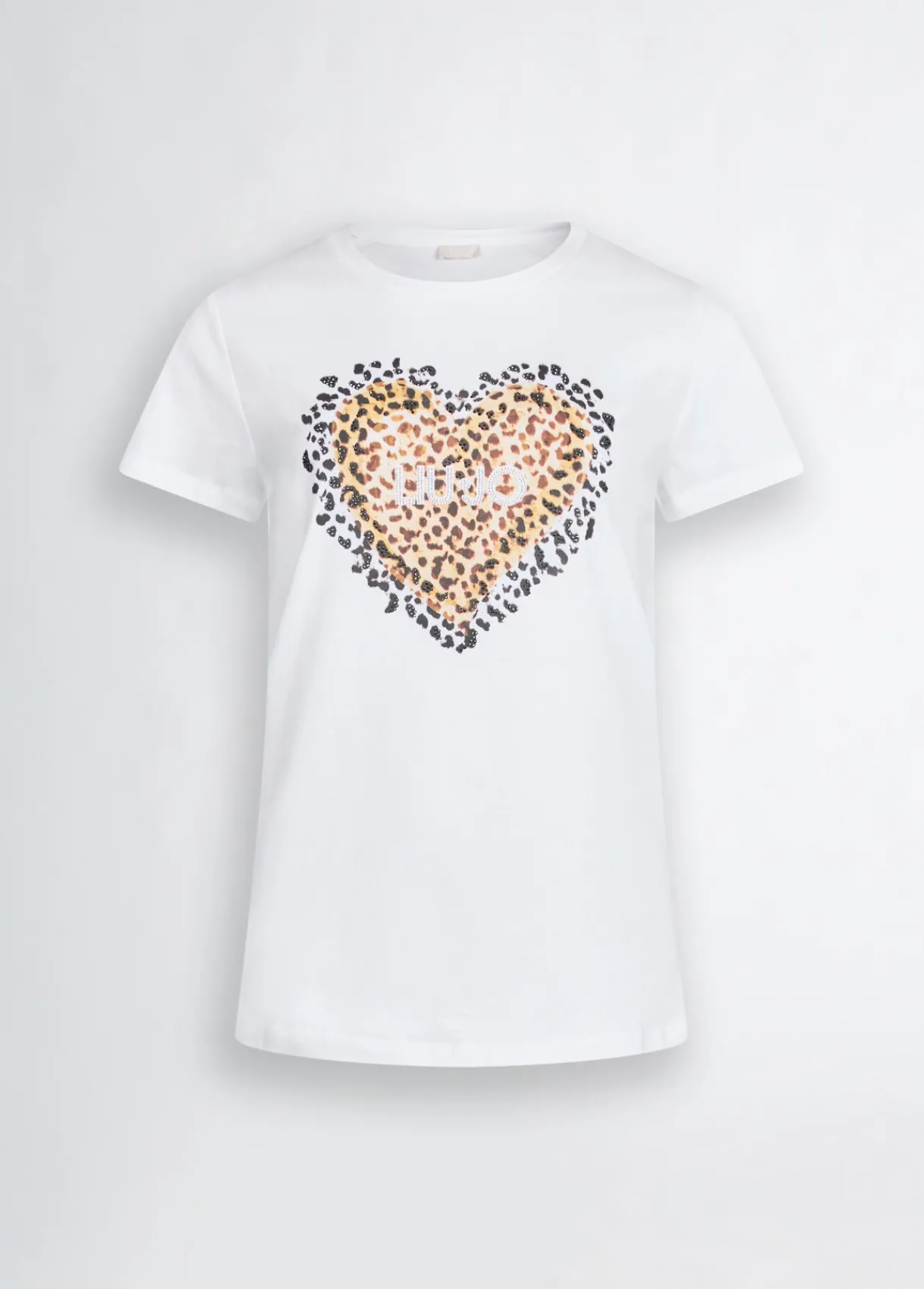 Liu Jo T-shirt avec cœur animalier|Femme T-Shirts Et Tops