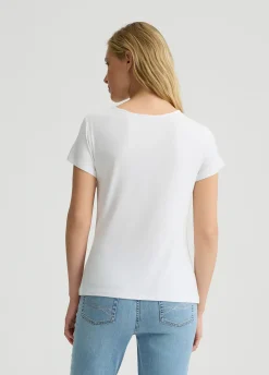 Liu Jo T-shirt avec découpe|Femme Mode Plage