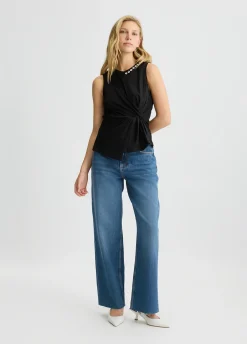 Liu Jo T-shirt avec drapé|Femme T-Shirts Et Tops