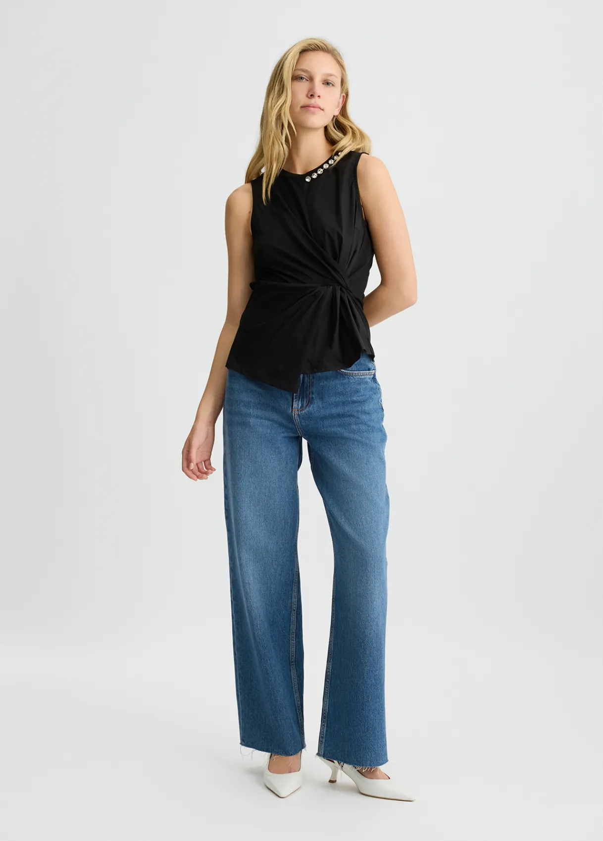 Liu Jo T-shirt avec drapé|Femme T-Shirts Et Tops
