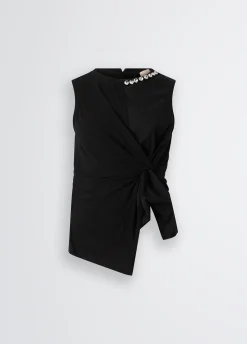 Liu Jo T-shirt avec drapé|Femme T-Shirts Et Tops