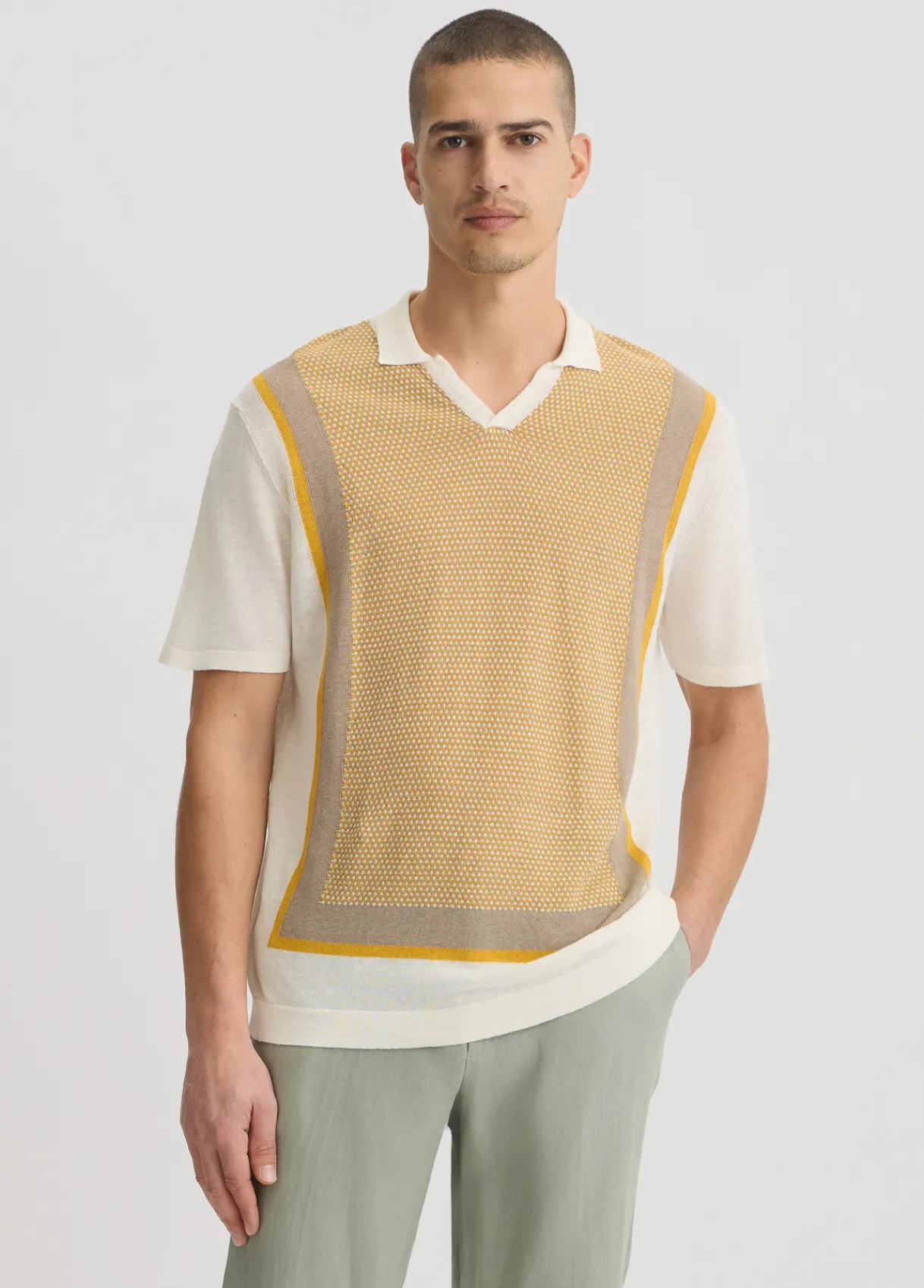 Liu Jo T-shirt avec détail en maille|Homme Pulls Et Sweaters|Polos Et T-Shirts