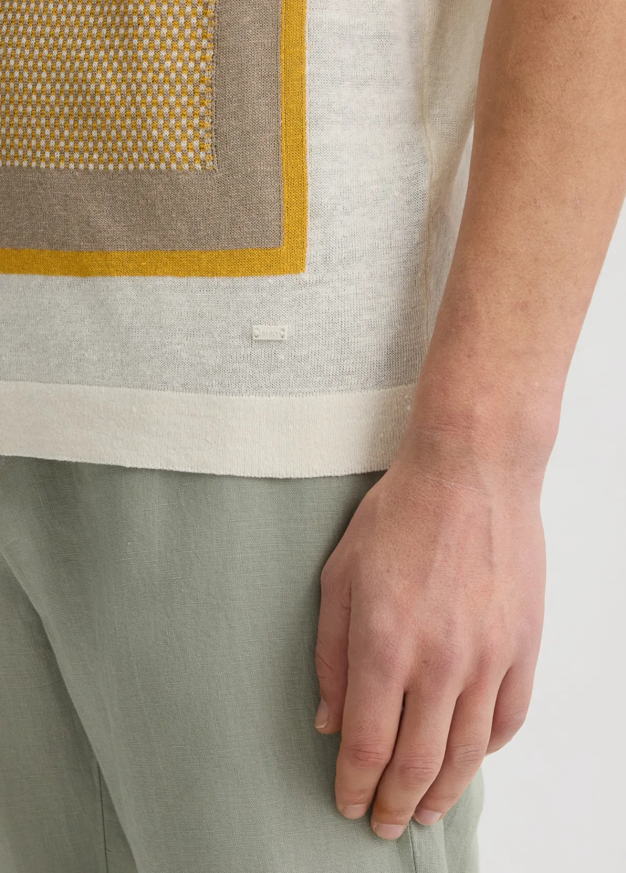 Liu Jo T-shirt avec détail en maille|Homme Pulls Et Sweaters|Polos Et T-Shirts