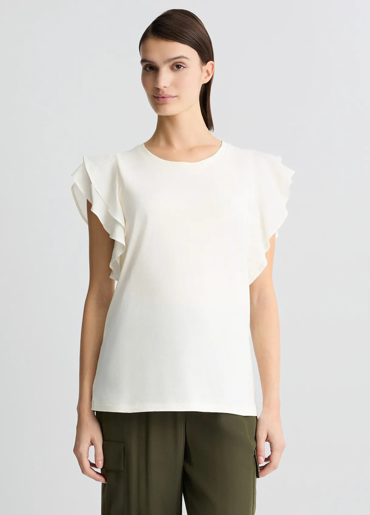 Liu Jo T-shirt avec fronces|Femme T-Shirts Et Tops