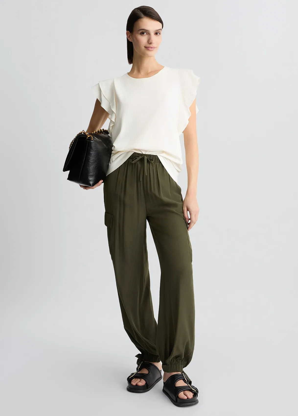 Liu Jo T-shirt avec fronces|Femme T-Shirts Et Tops