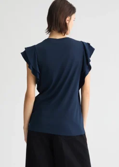Liu Jo T-shirt avec fronces|Femme Vêtements De Sport|T-Shirts Et Tops