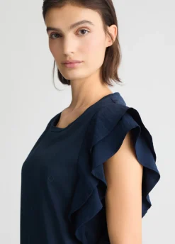 Liu Jo T-shirt avec fronces|Femme Vêtements De Sport|T-Shirts Et Tops
