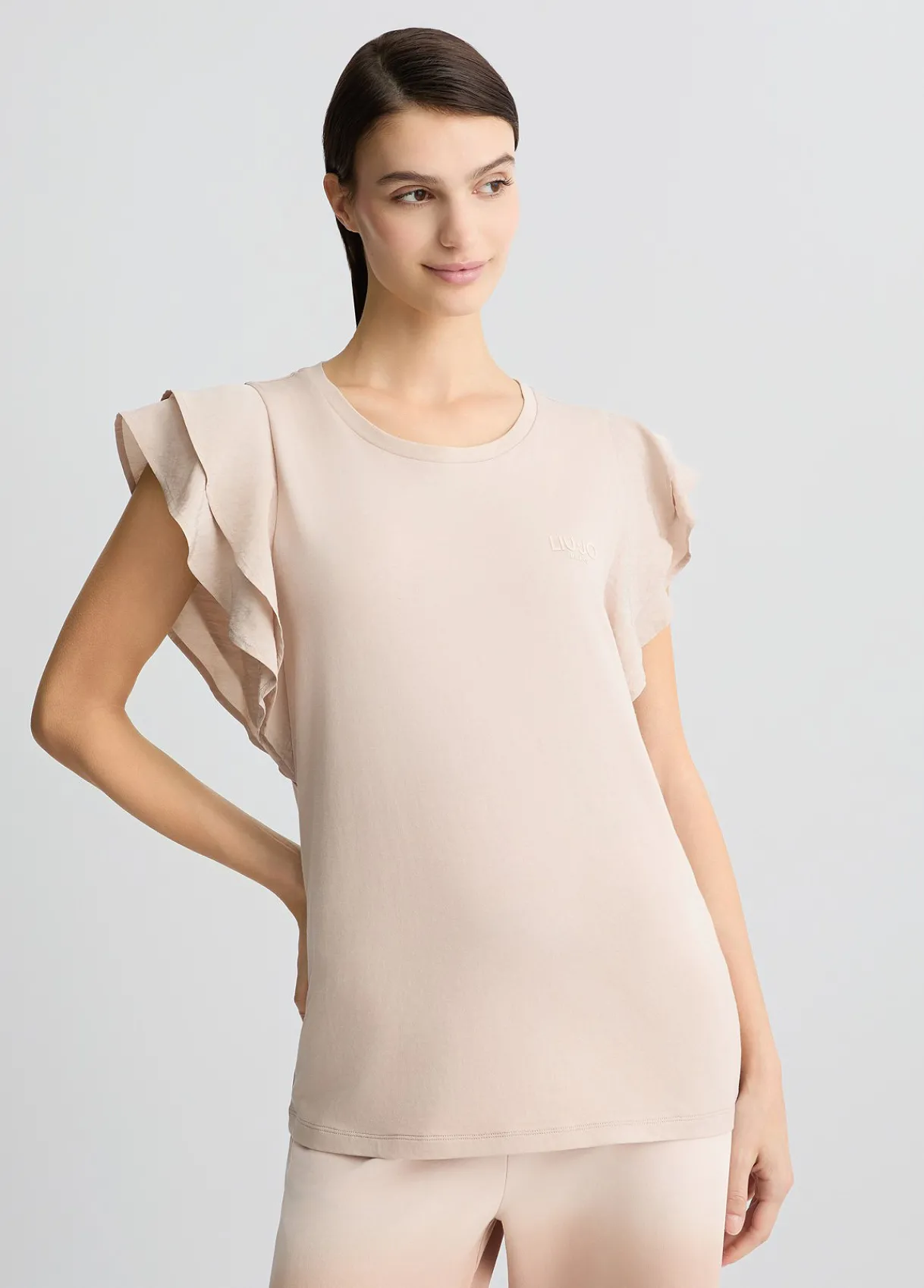 Liu Jo T-shirt avec fronces|Femme Vêtements De Sport|T-Shirts Et Tops