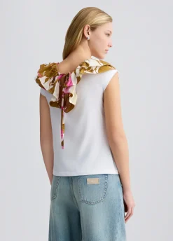Liu Jo T-shirt avec fronces imprimé|Femme T-Shirts Et Tops