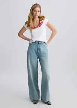 Liu Jo T-shirt avec fronces imprimé|Femme T-Shirts Et Tops