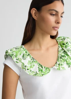Liu Jo T-shirt avec fronces imprimé|Femme T-Shirts Et Tops