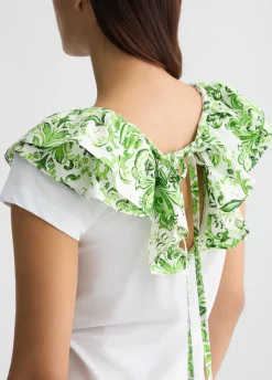 Liu Jo T-shirt avec fronces imprimé|Femme T-Shirts Et Tops