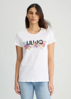Liu Jo T-shirt avec imprimé à fleurs|Femme T-Shirts Et Tops