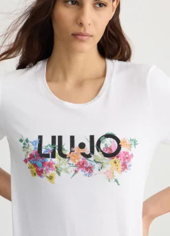 Liu Jo T-shirt avec imprimé à fleurs|Femme T-Shirts Et Tops
