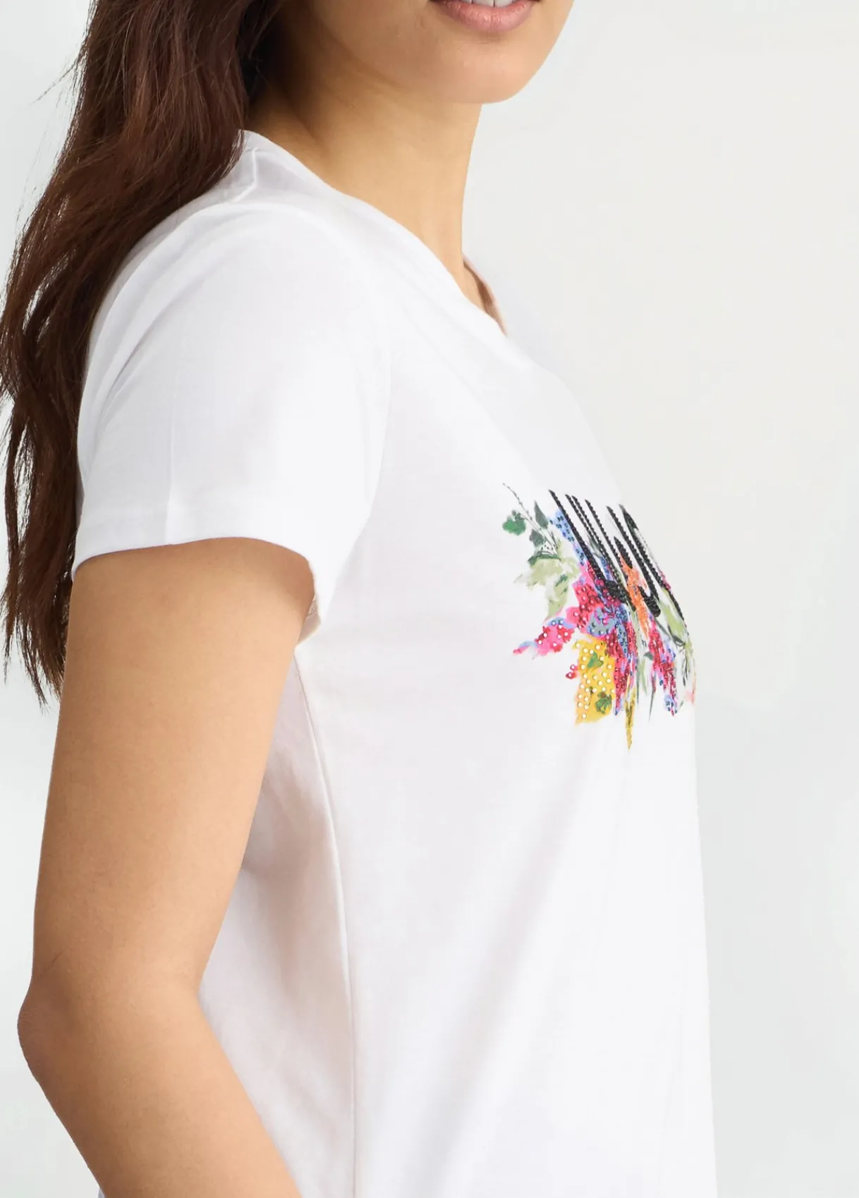 Liu Jo T-shirt avec imprimé à fleurs|Femme T-Shirts Et Tops