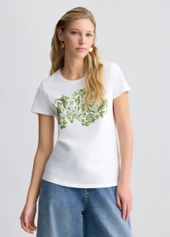 Liu Jo T-shirt avec imprimé à fleurs|Femme T-Shirts Et Tops