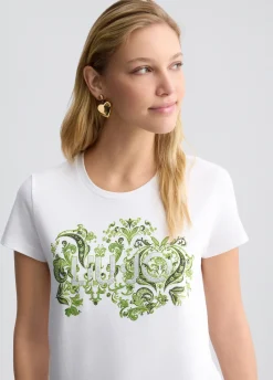 Liu Jo T-shirt avec imprimé à fleurs|Femme T-Shirts Et Tops