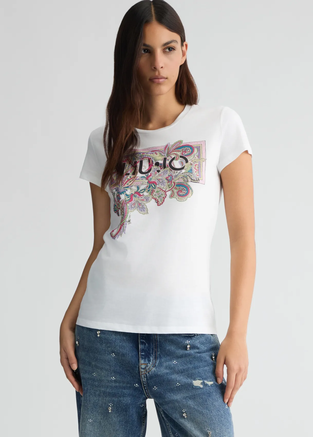 Liu Jo T-shirt avec imprimé à fleurs|Femme T-Shirts Et Tops
