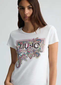 Liu Jo T-shirt avec imprimé à fleurs|Femme T-Shirts Et Tops