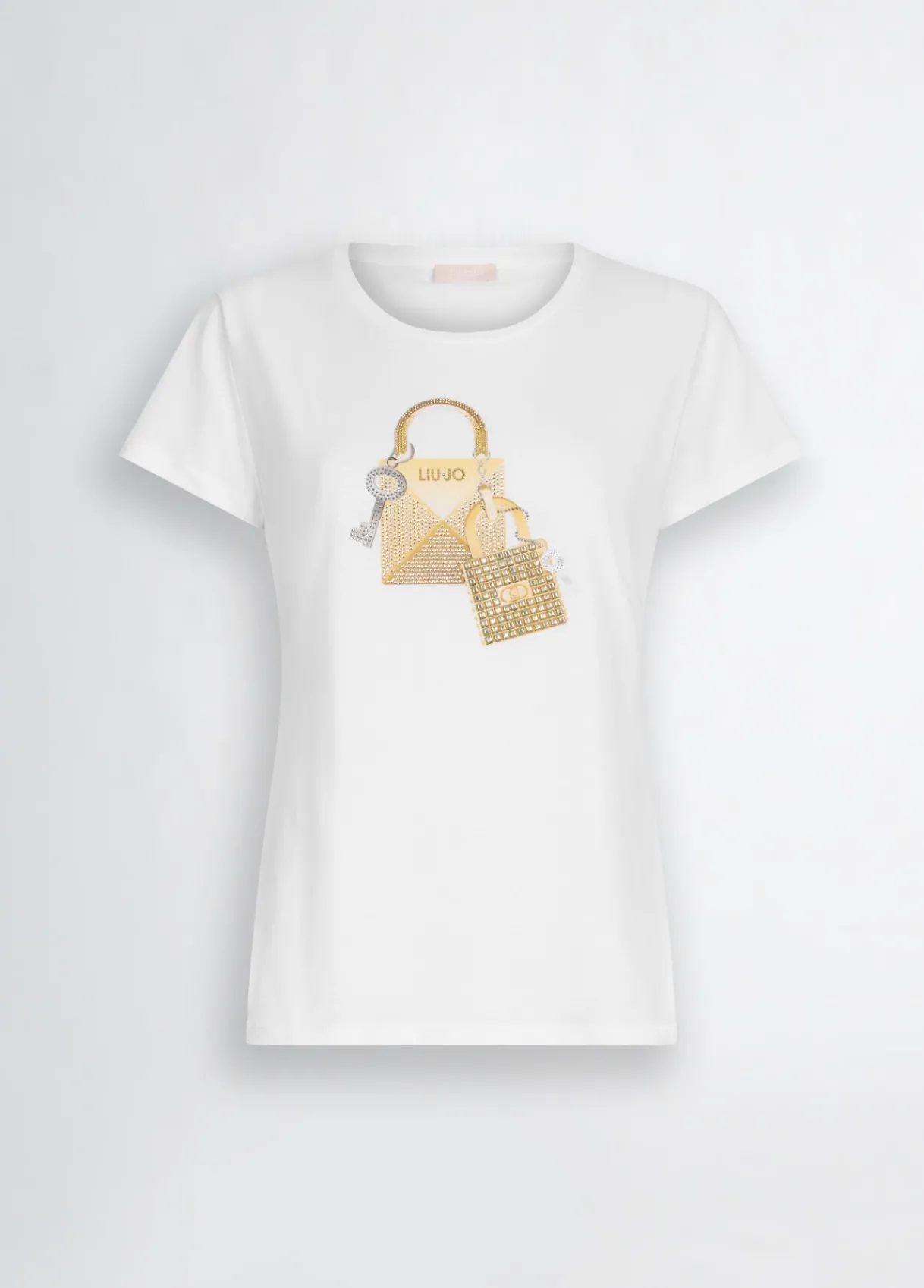 Liu Jo T-shirt avec imprimé et strass|Femme T-Shirts Et Tops