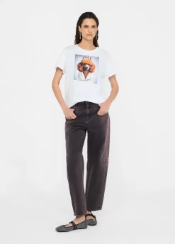 Liu Jo T-shirt avec imprimé et strass|Femme T-Shirts Et Tops