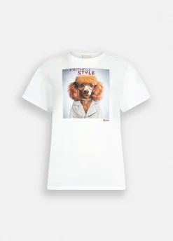 Liu Jo T-shirt avec imprimé et strass|Femme T-Shirts Et Tops