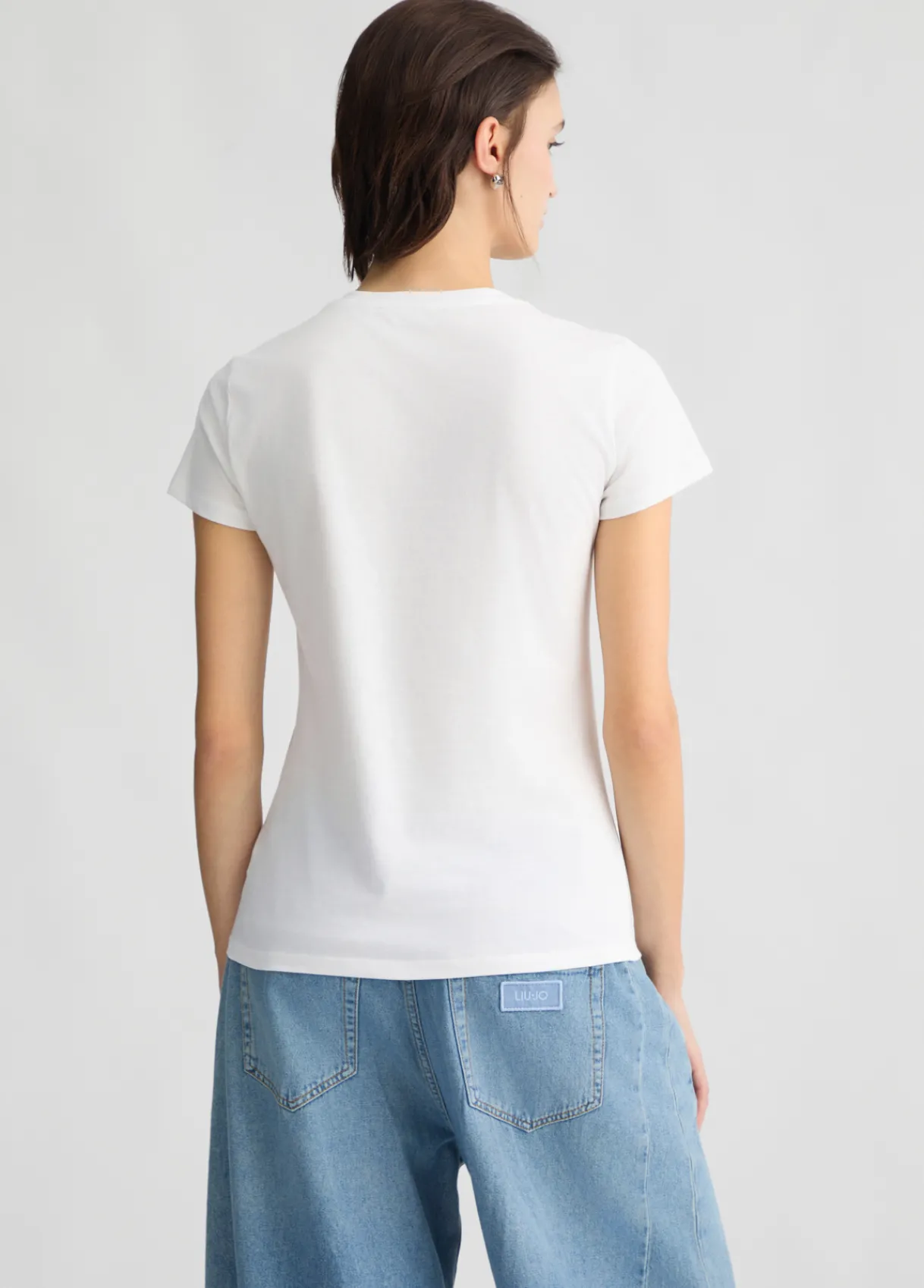 Liu Jo T-shirt avec imprimé et strass|Femme T-Shirts Et Tops