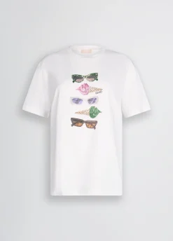 Liu Jo T-shirt avec imprimé et strass|Femme T-Shirts Et Tops