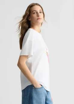 Liu Jo T-shirt avec imprimé et strass|Femme T-Shirts Et Tops
