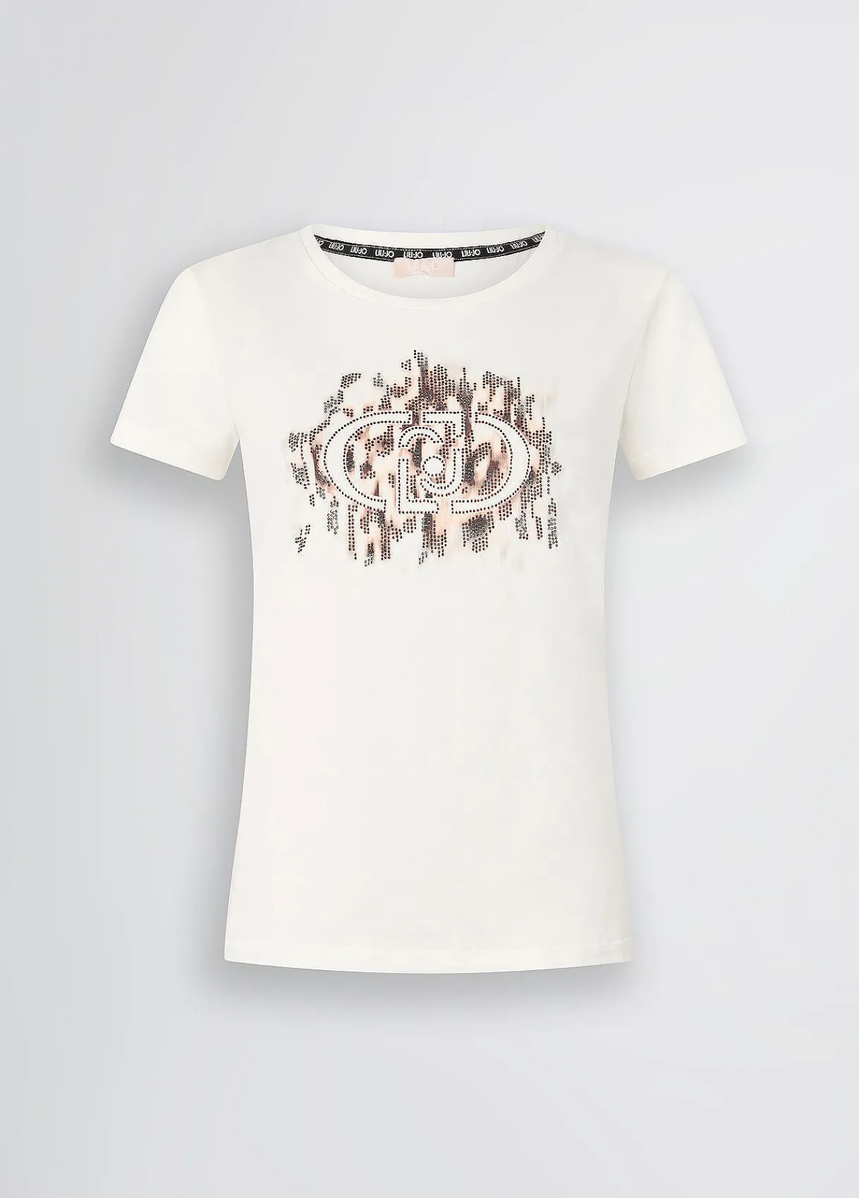 Liu Jo T-shirt avec logo animalier et strass|Femme Vêtements De Sport|T-Shirts Et Tops