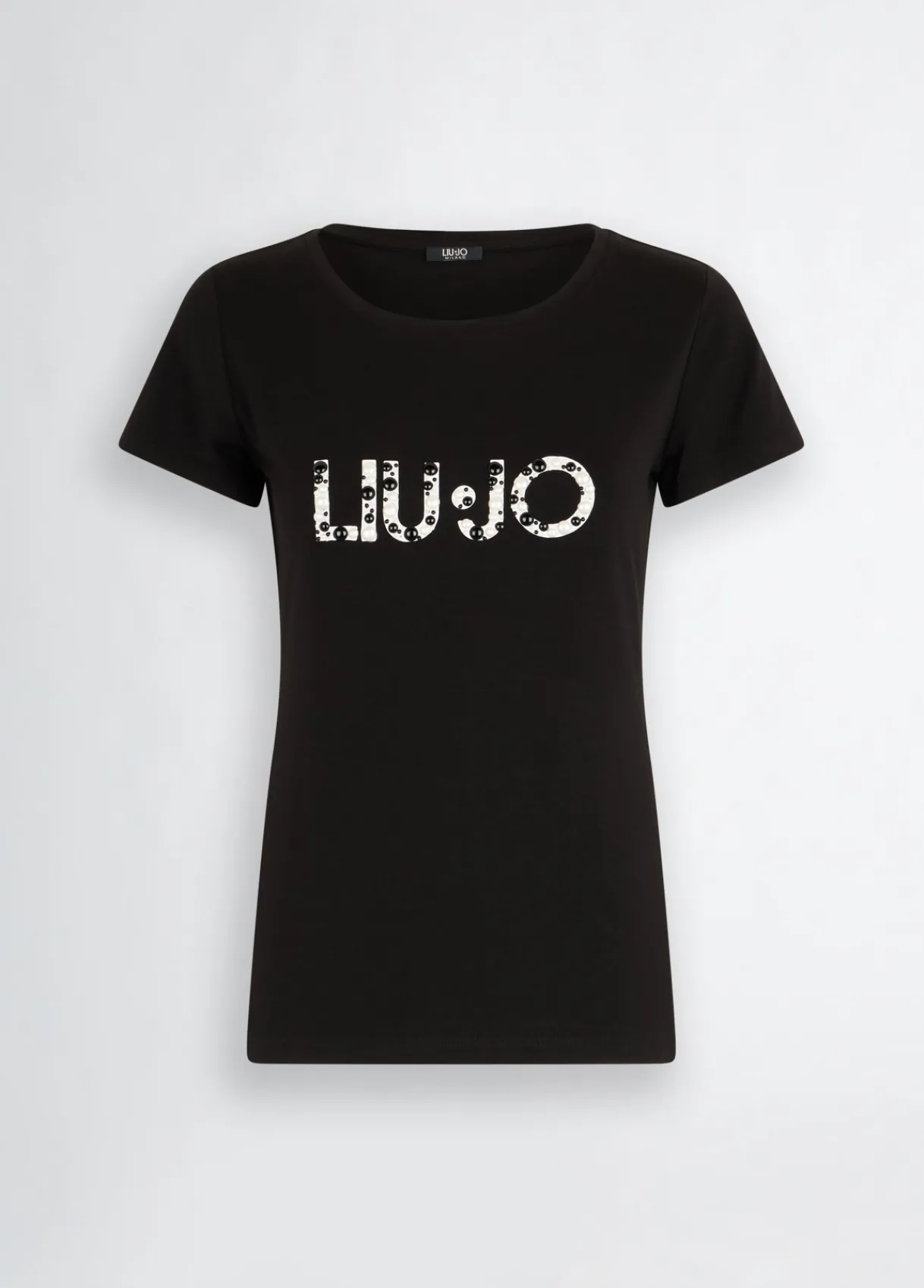 Liu Jo T-shirt avec logo et perles|Femme Mode Plage|T-Shirts Et Tops