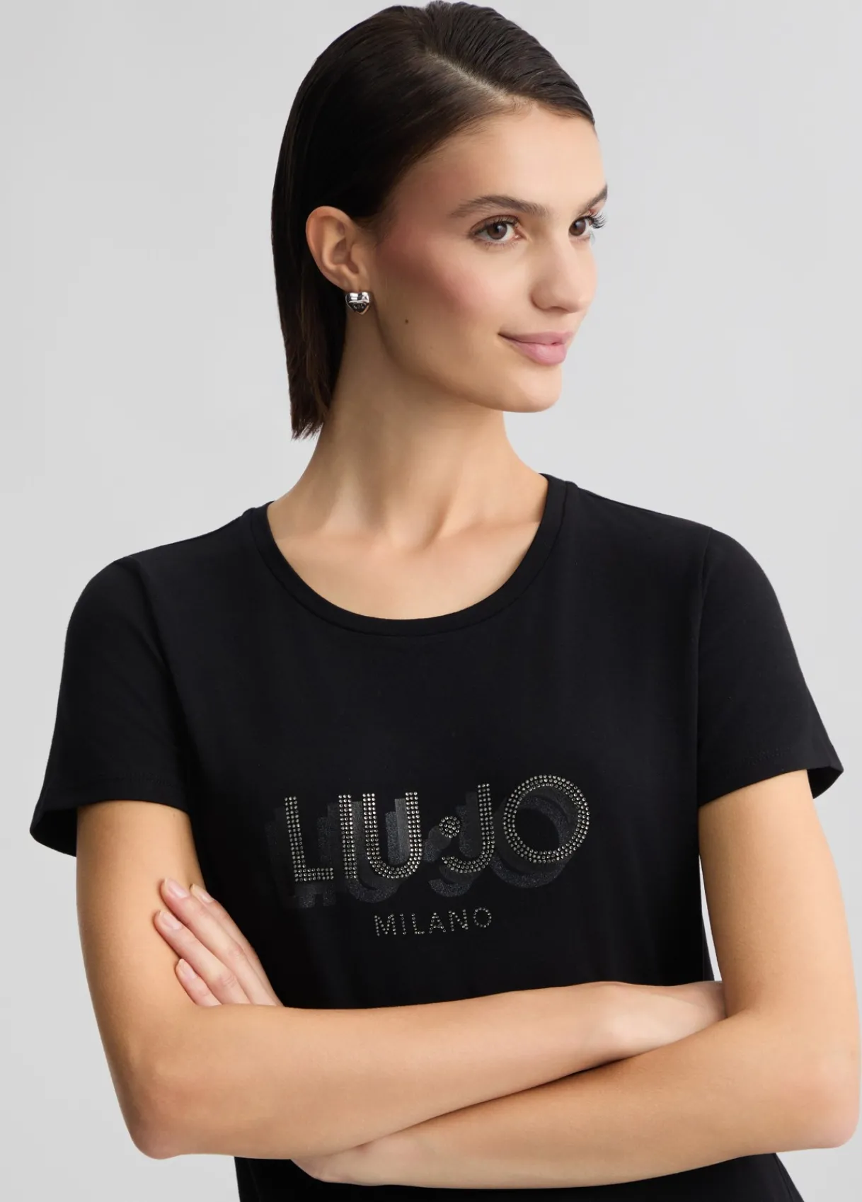 Liu Jo T-shirt avec logo et strass|Femme T-Shirts Et Tops