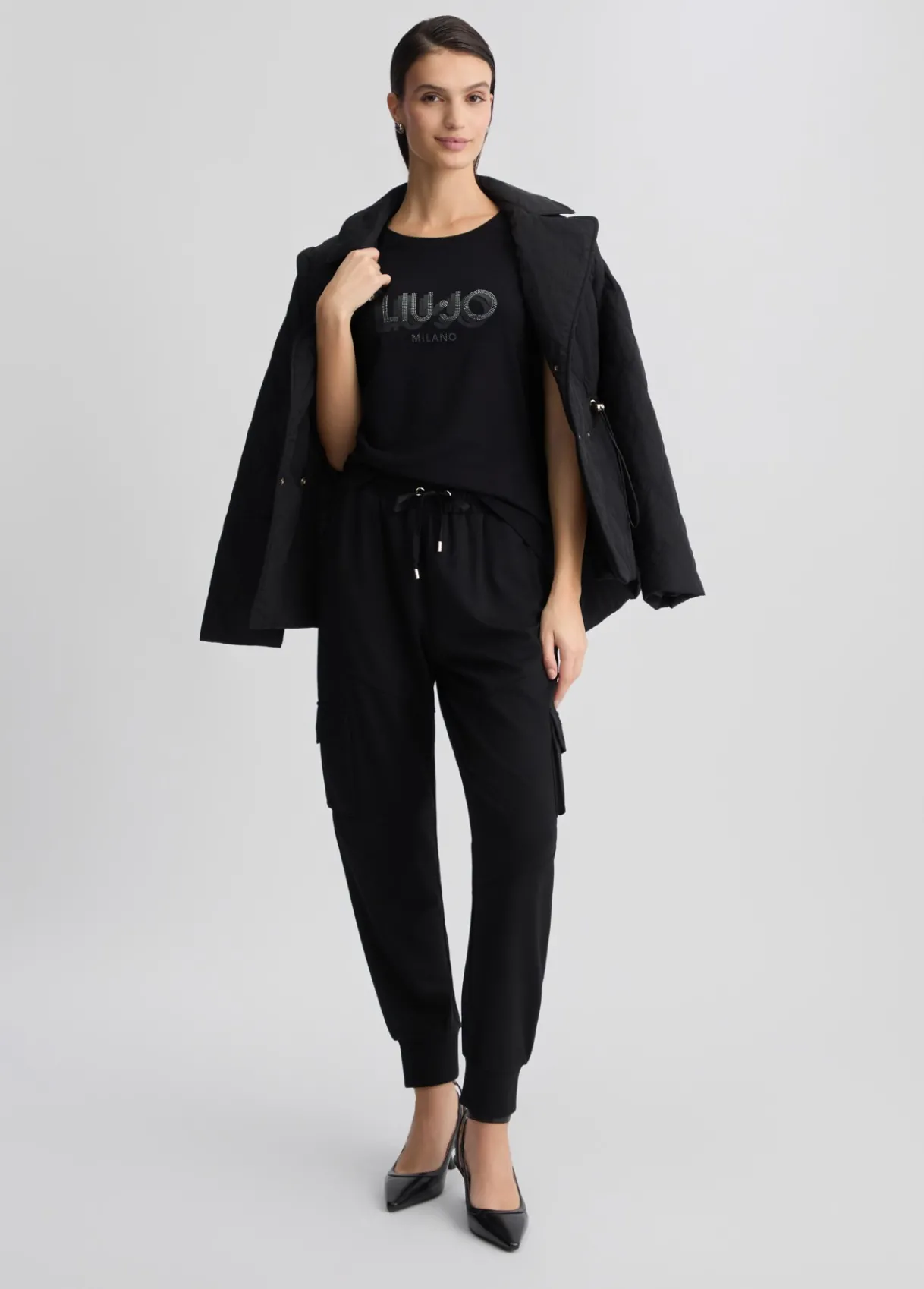 Liu Jo T-shirt avec logo et strass|Femme T-Shirts Et Tops