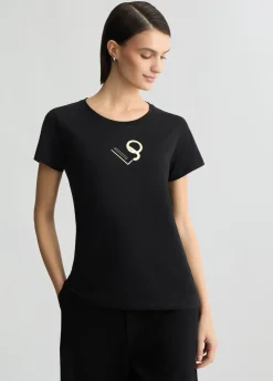 Liu Jo T-shirt avec logo et strass|Femme Vêtements De Sport|T-Shirts Et Tops