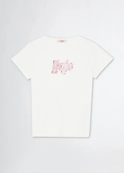 Liu Jo T-shirt avec logo et strass|Enfant T-Shirt