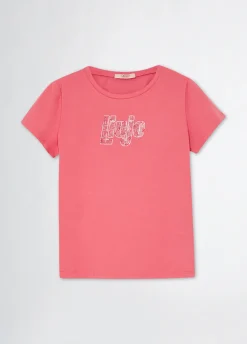 Liu Jo T-shirt avec logo et strass|Enfant T-Shirt