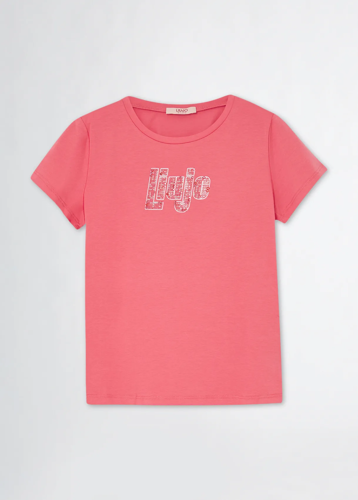 Liu Jo T-shirt avec logo et strass|Enfant T-Shirt