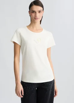 Liu Jo T-shirt avec logo et strass|Femme Vêtements De Sport|T-Shirts Et Tops