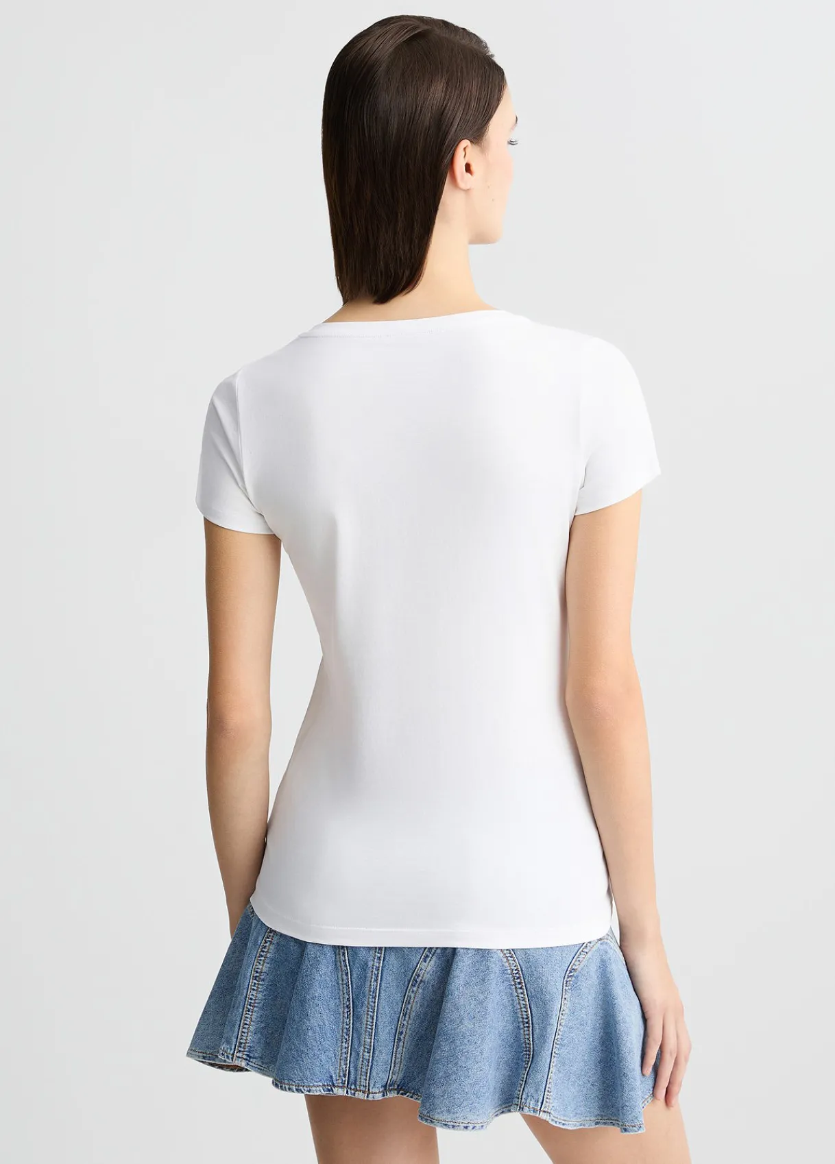 Liu Jo T-shirt avec logo et strass|Femme Mode Plage|T-Shirts Et Tops