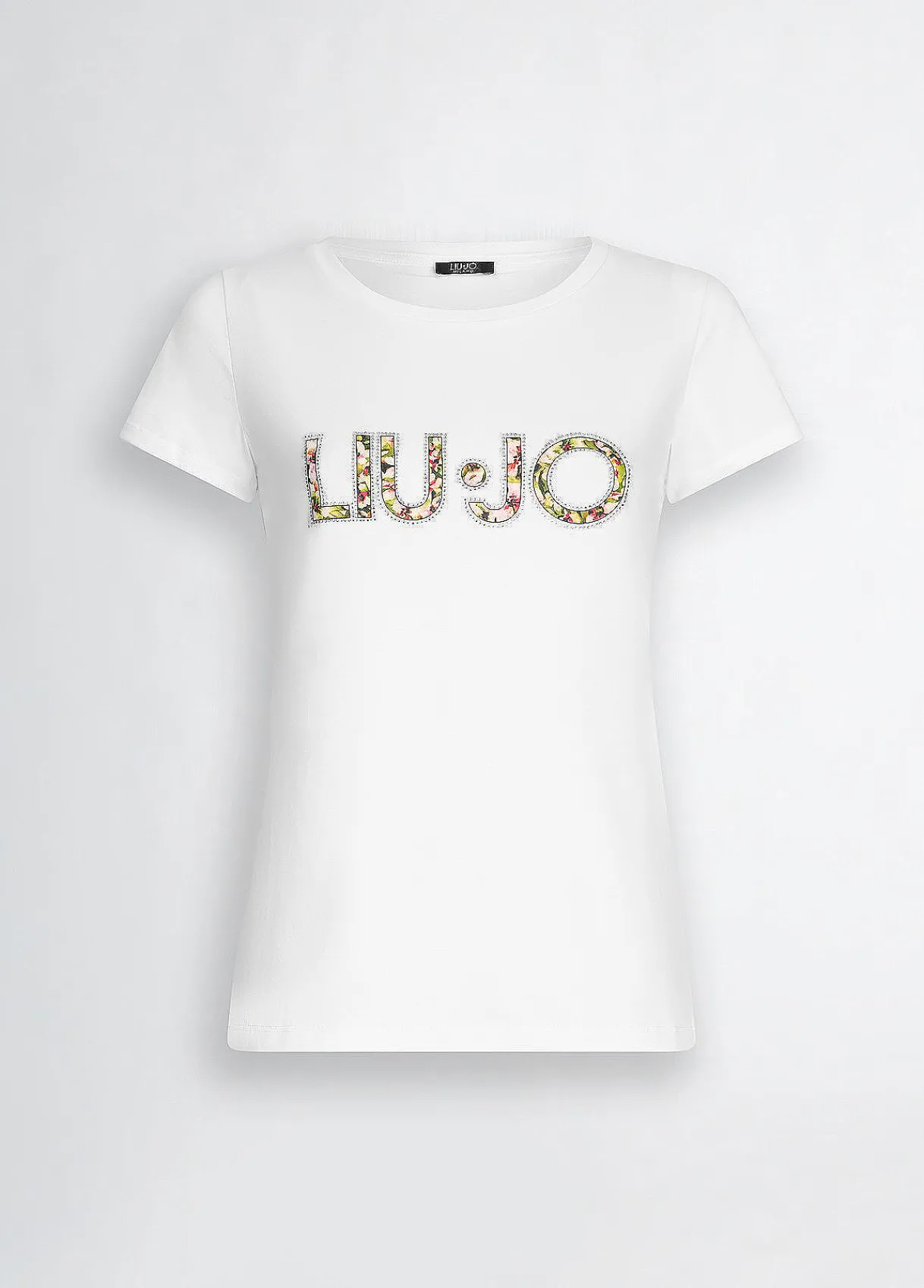 Liu Jo T-shirt avec logo et strass|Femme Mode Plage|T-Shirts Et Tops