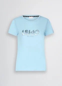 Liu Jo T-shirt avec logo et strass|Femme T-Shirts Et Tops