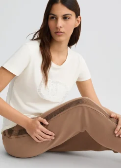 Liu Jo T-shirt avec logo et strass|Femme Vêtements De Sport|T-Shirts Et Tops