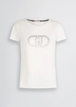 Liu Jo T-shirt avec logo et strass|Femme Vêtements De Sport|T-Shirts Et Tops