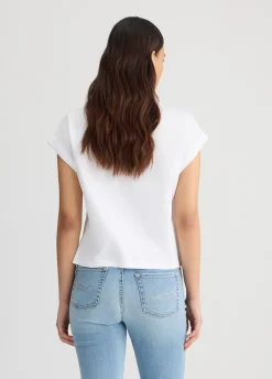 Liu Jo T-shirt avec logo et strass|Femme Mode Plage|T-Shirts Et Tops