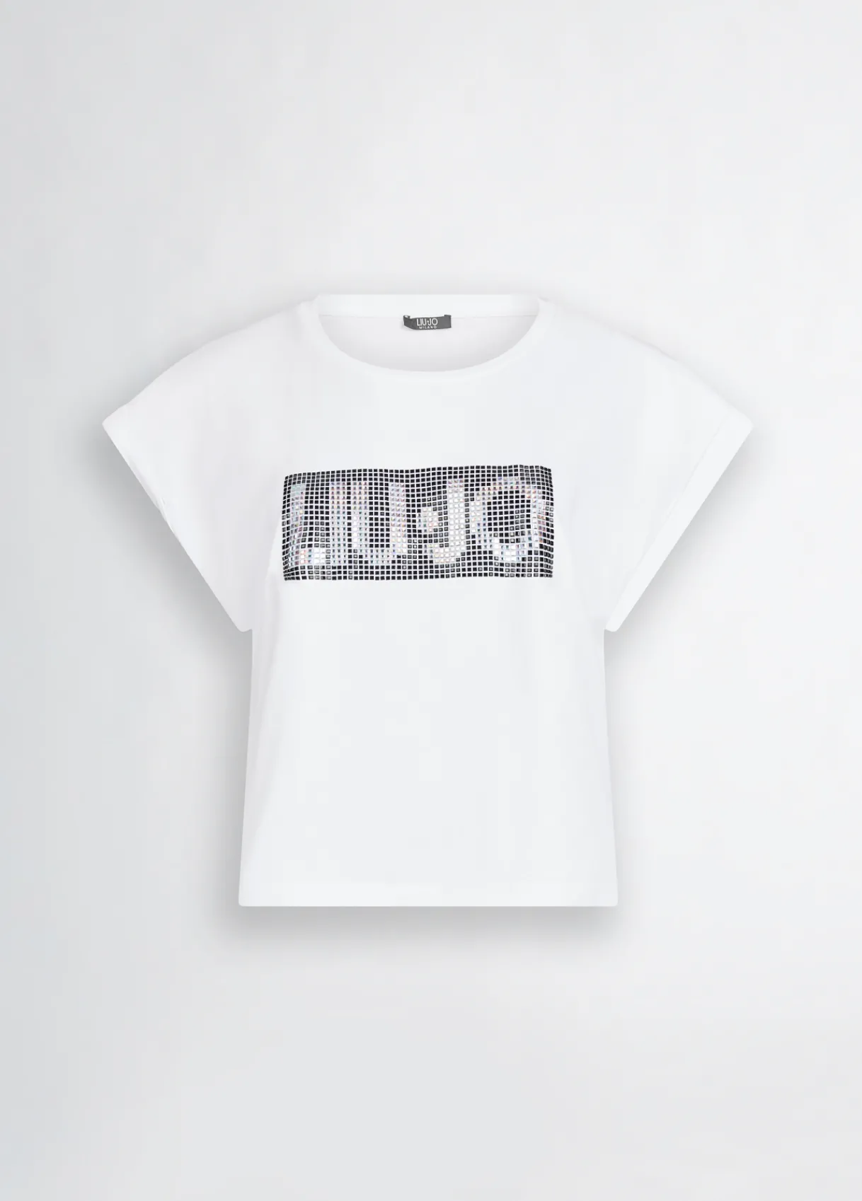 Liu Jo T-shirt avec logo et strass|Femme Mode Plage|T-Shirts Et Tops